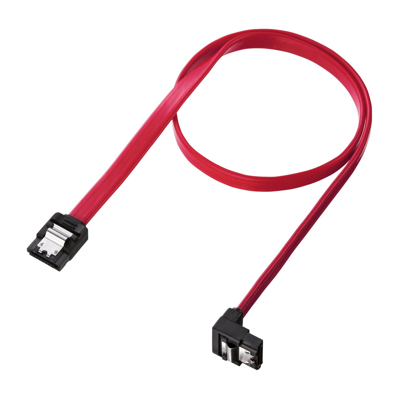 サンワサプライ 下L型シリアルATA3ケーブル 0.5m 6Gbps対応 TK-SATA3-05SL