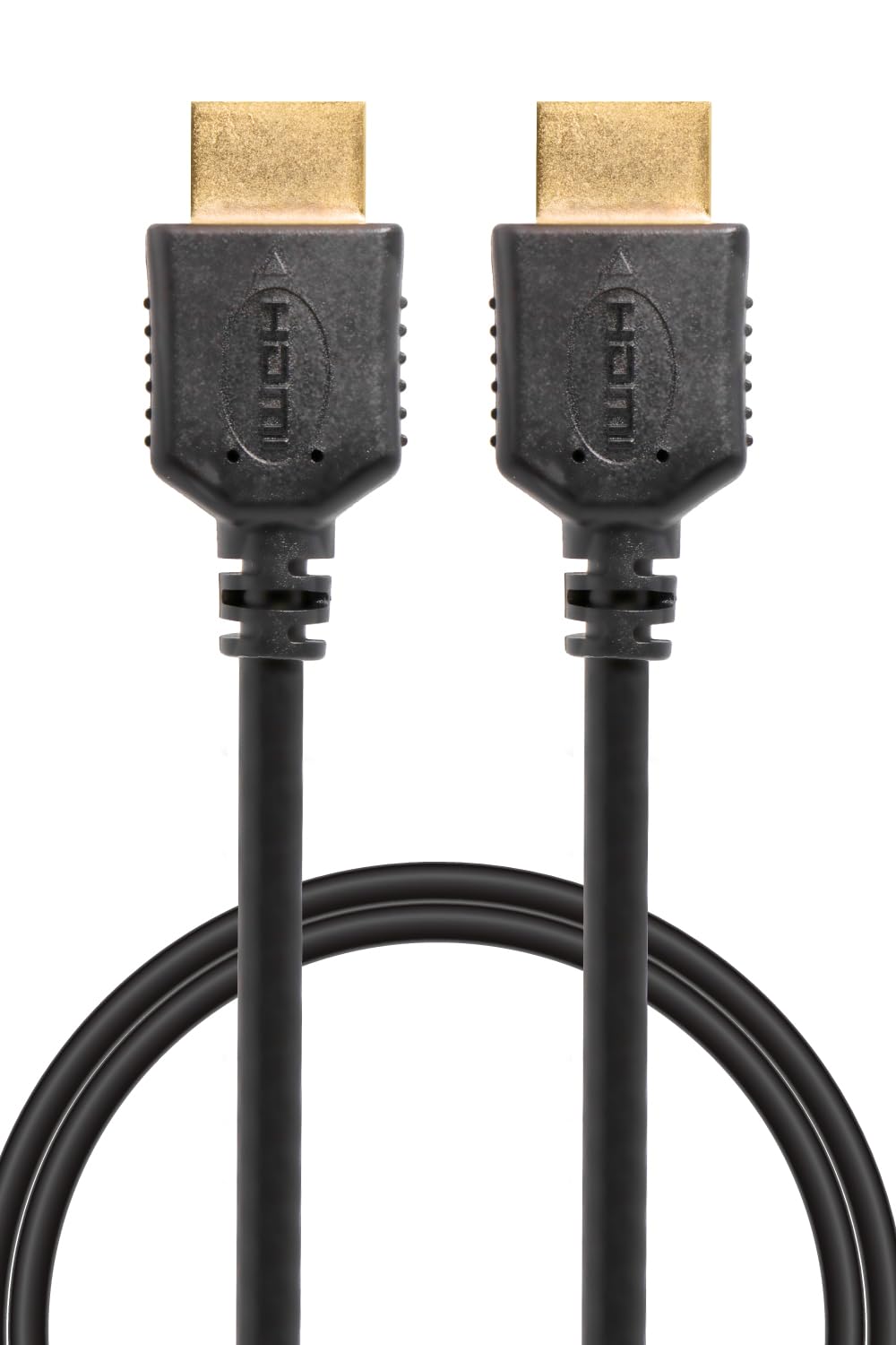 エレコム HDMI ケーブル ハイスピード HIGH SPEED with ETHERNET認証済み 2m 4K・2K 3重シールド 金メッキ ARC テレビ・パソコン・ゲーム機など対応 黒 DH-H