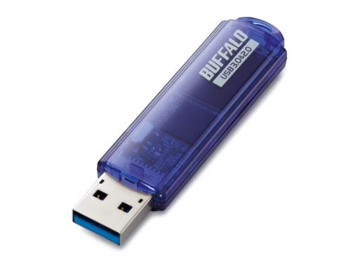 バッファロー BUFFALO USB3.0対応 USBメモリ スタンダード 32GB ブルー RUF3-C32GA-BL