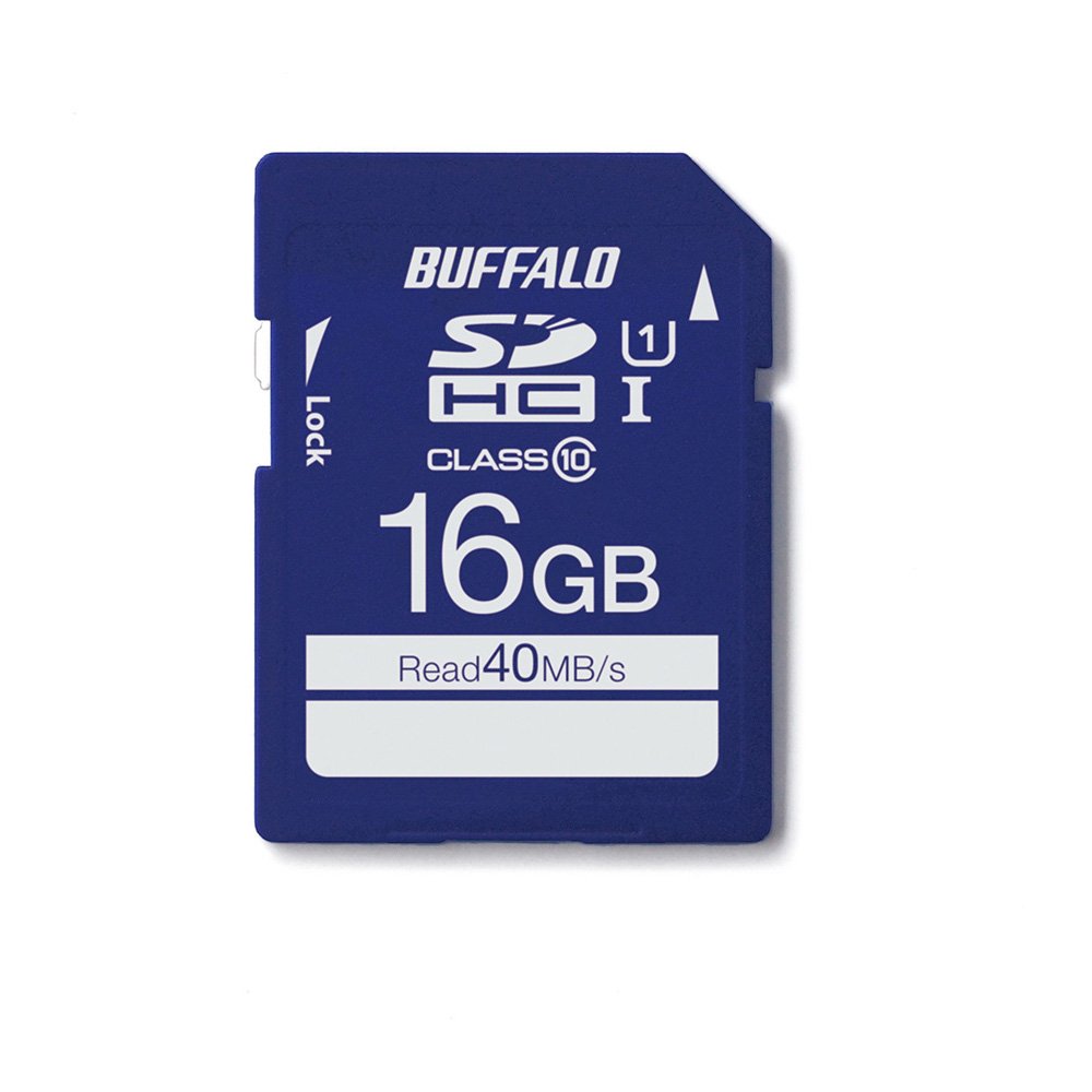BUFFALO UHS-I Class1 SDカード 16GB RSDC-016GU1S