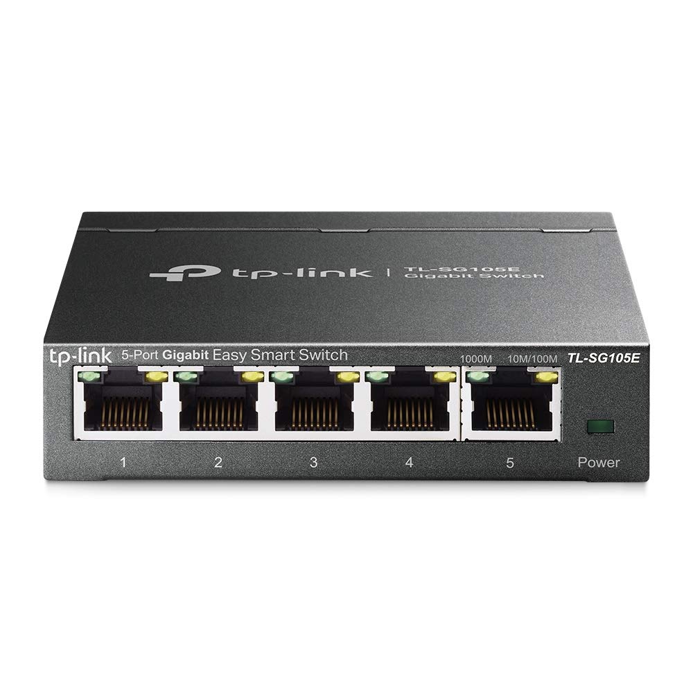 TP-Link ハブ アンマネージプロスイッチ 5ポート TL-SG105E 10/100/1000Mbps ギガビット 管理機能付 無償永久保証