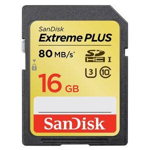 サンディスク SDHCメモリーカード 16GB Class10 UHS-IExtreme PLUS SDSDXS-016G-JU3