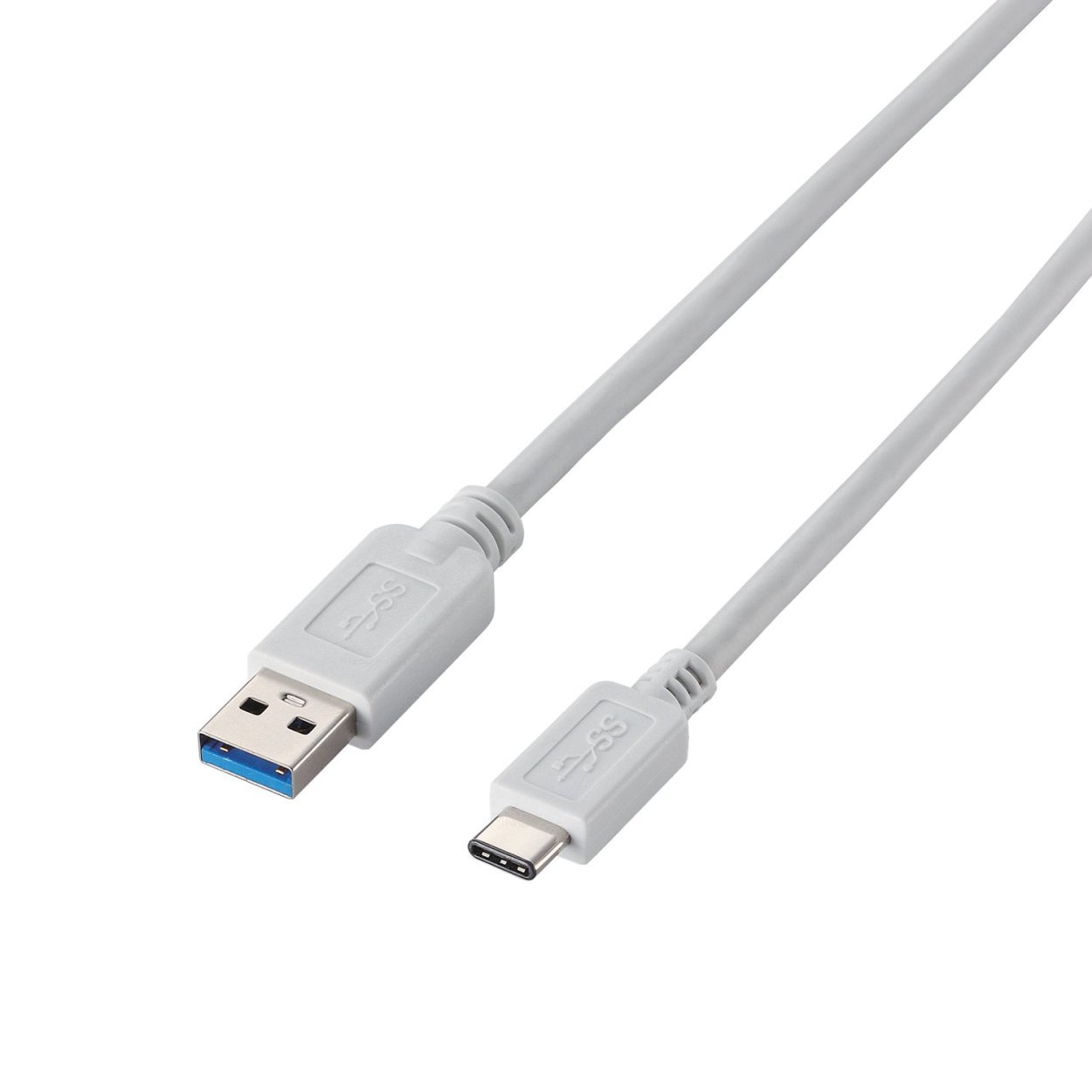 エレコム USBケーブル Type C ( USB A to USB C ) 15W 1m USB3.1 ホワイト USB3-APAC10WH