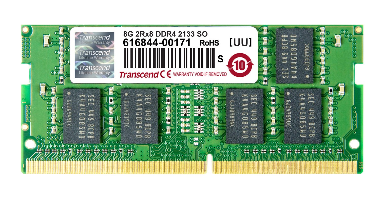 トランセンドジャパン Transcend ノートPC用メモリ PC4-17000(DDR4-2133) 8GB 1.2V 260pin SO-DIMM TS1GSH64V1H