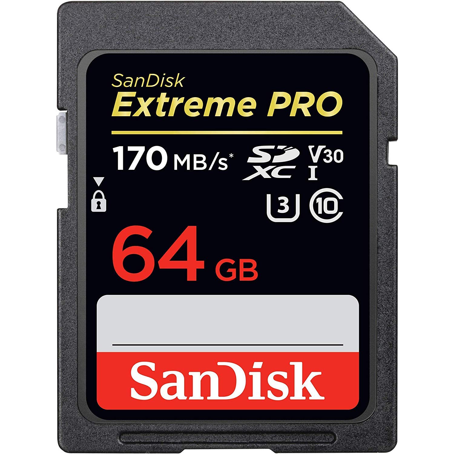 San Disk 5年保証 サンディスク Extreme Pro SDXC 64GB カード UHS-I 超高速U3 V30 Class10 4K対応 [並行輸入品]
