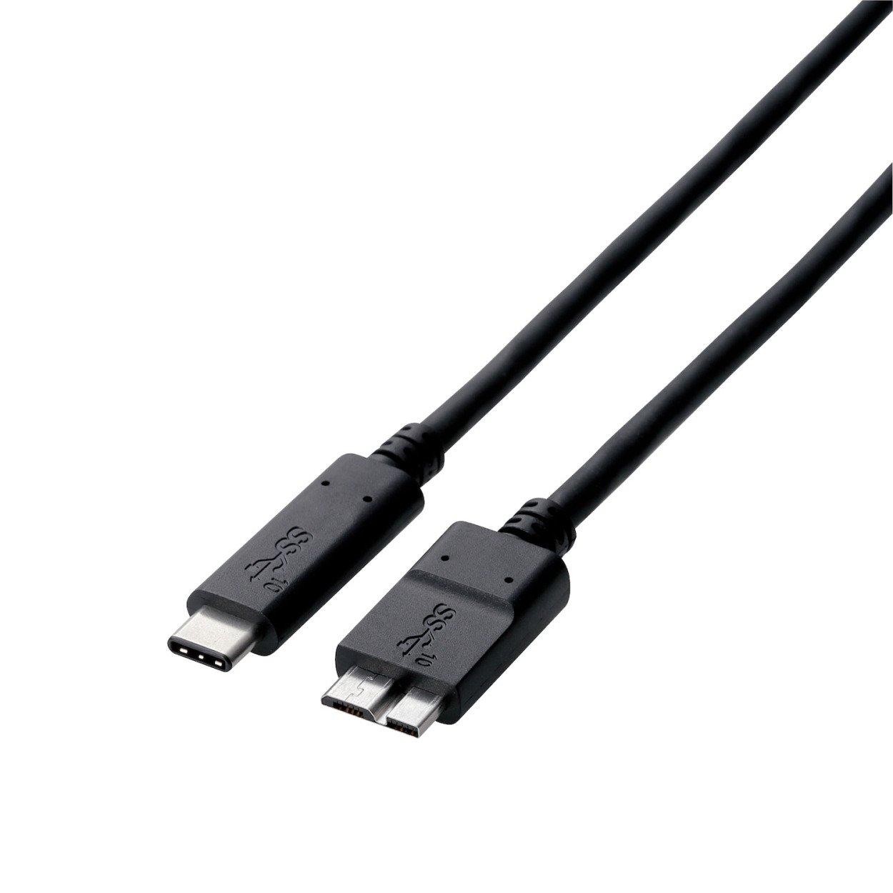 エレコム USBケーブル 充電・データ転送用 Type-CUSB3.1 Micro-B USB3.1 i Phone15対応 最大15W(5V/3A)の充電 最大10Gbpsのデータ転送 50cm ブ