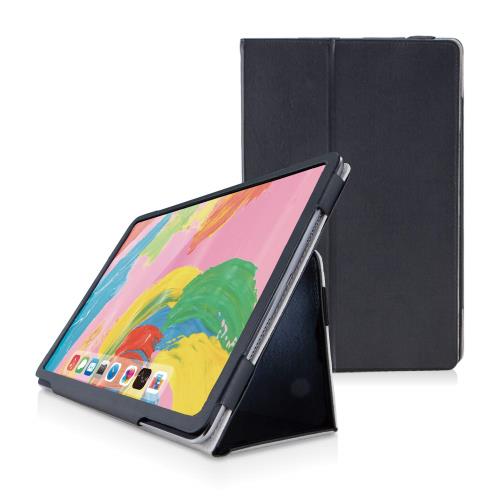 エレコム i Pad Pro 11 第1世代 (2018年) ケース ソフトレザーカバー 2アングル ブラック TB-A18MPLFBK