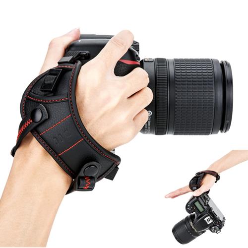 [JJC] 一眼レフ ストラップ U型ベース レッド Canon 6DM2 5DM4 80D 9000D Nikon Z50 II Z6III Z6 Z7 Sony A7C R A7R3 A7M3 用
