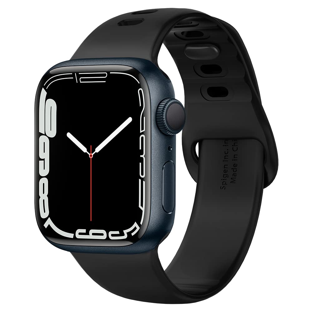 Apple Watch バンド 45mm 44mm 42mm 長さ調整可能 簡単装着 肌にやさしい ソフトシリコン Apple Watch 9 / 8 / 7 / 6 / SE / 5 / 4 /