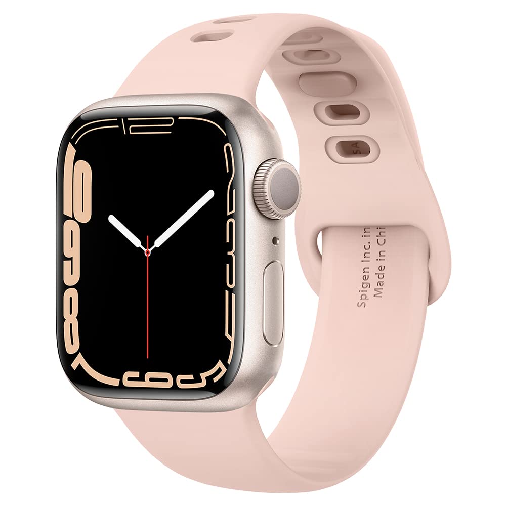 Apple Watch バンド 45mm 44mm 42mm 長さ調整可能 簡単装着 肌にやさしい ソフトシリコン Apple Watch 9 / 8 / 7 / 6 / SE / 5 / 4 /