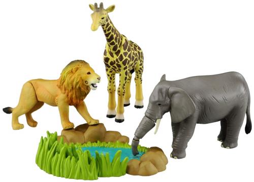 タカラトミー 『 アニア AA-01 サバンナの動物ギフトセット 』 動物 恐竜 リアル 動く フィギュア おもちゃ 3歳以上 玩具安全基準合格 STマーク認証 ANIA TAKARA TOMY