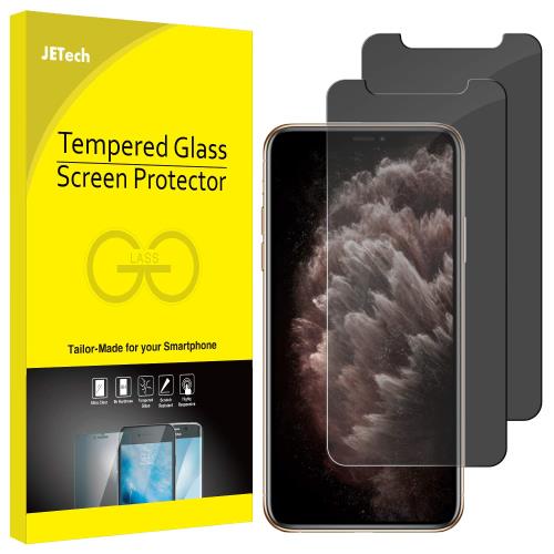 JEDirect i Phone11Pro/i Phone Xs/i Phone X強化ガラスフィルム 覗き見防止 プライバシー保護フィルム 2枚セット