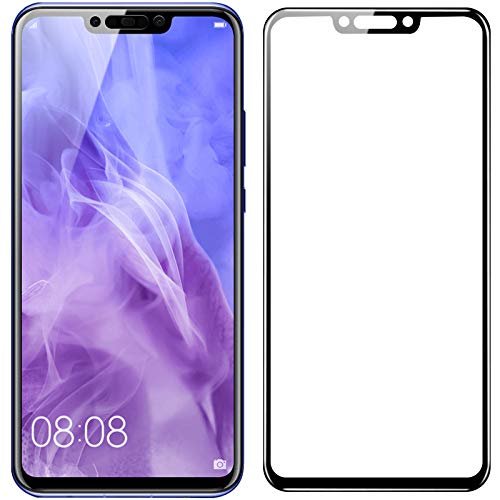 HUAWEI NOVA3 フィルム NOVA 3 ガラスフィルム 対応 ファーウェイ ノヴァ 3 ノヴァ3 スマホ ガラス 液晶保護フルフィルム 全面ガラスフィルム 強化ガラス i Cover Cas