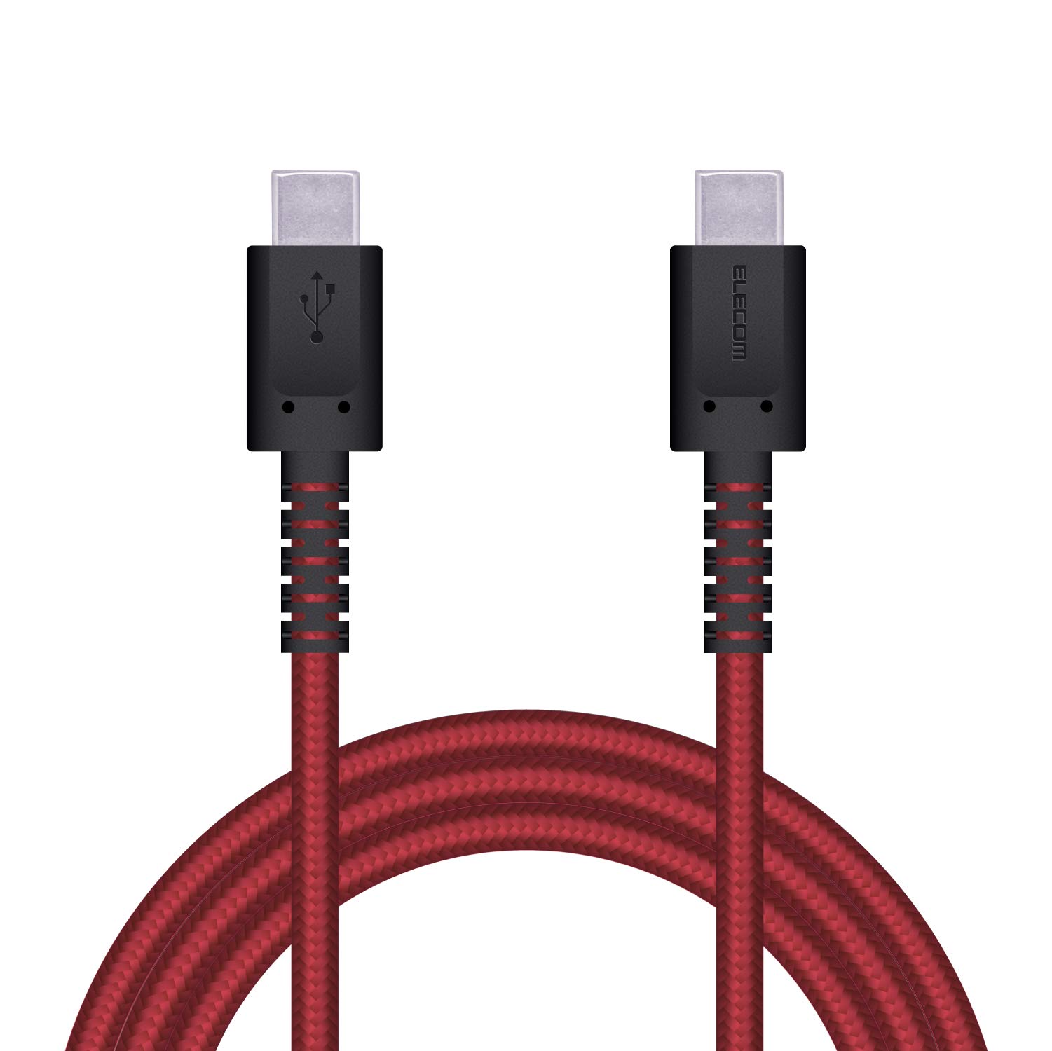 エレコム USB Type-C ケーブル ( USB PD対応 ) C to C 最大3Aで高速充電 高耐久 1.2m レッド i Phone15 対応検証済 MPA-CCS12PNRD
