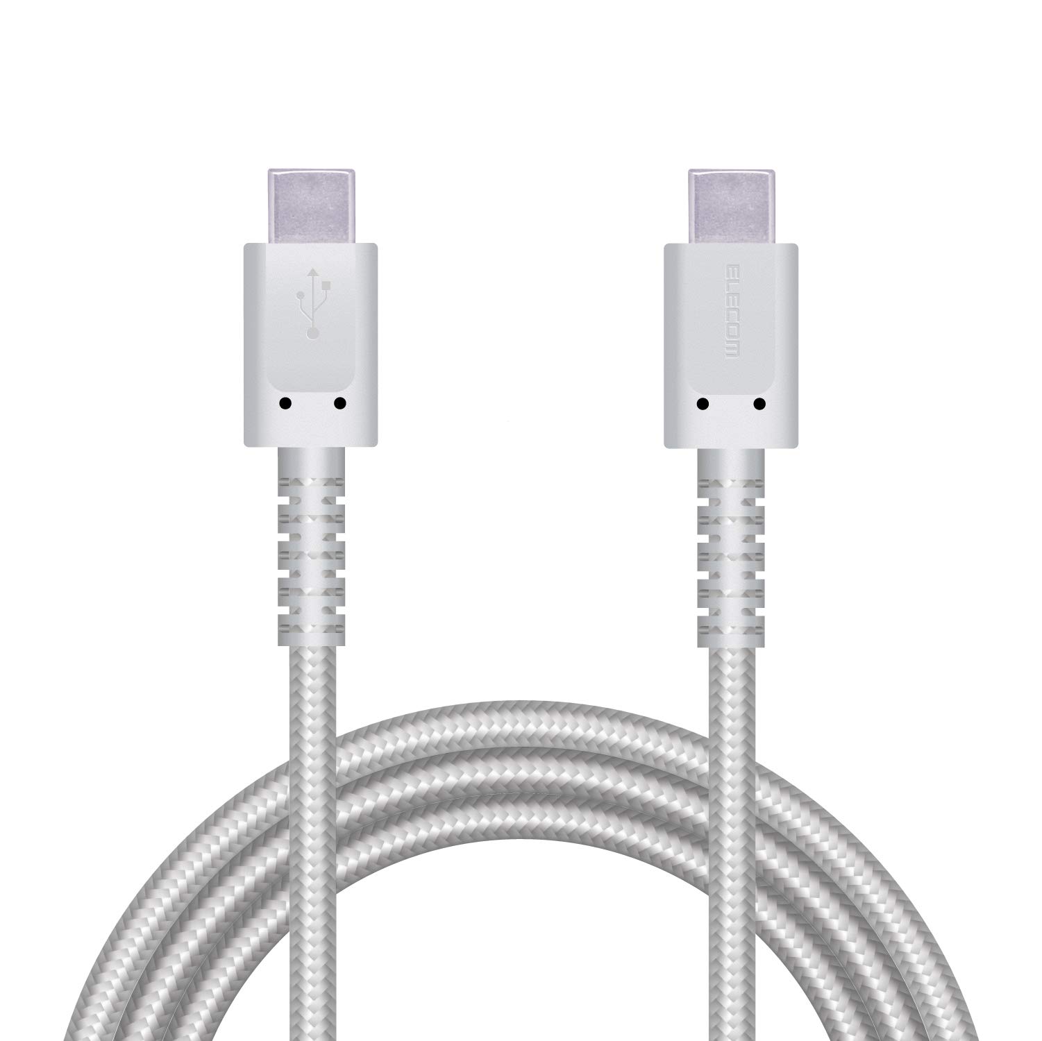 エレコム USB Type-C ケーブル ( USB PD対応 ) C to C 最大3Aで高速充電 高耐久 1.2m i Phone15 対応検証済 ホワイト MPA-CCS12PNWH