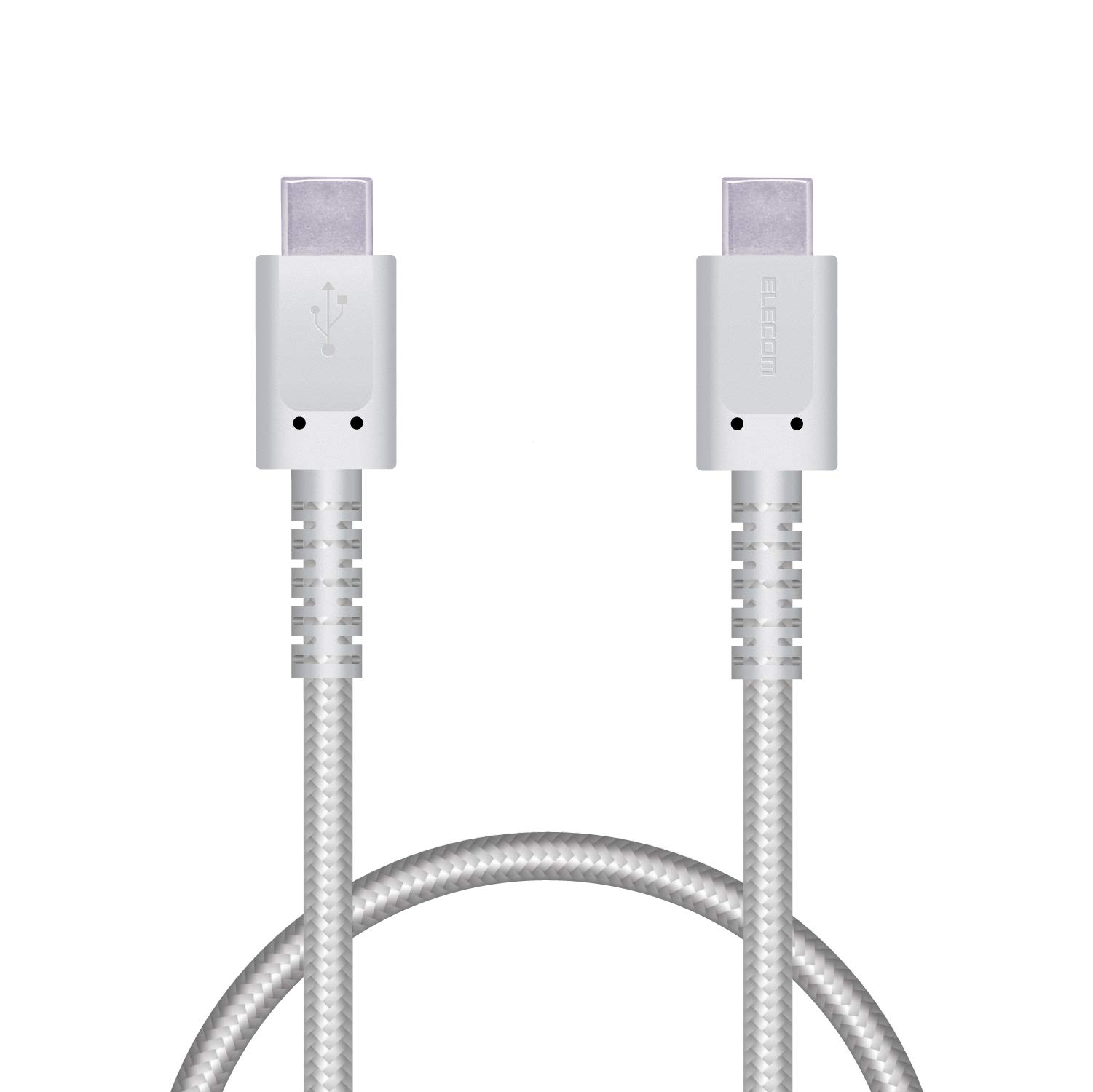 エレコム USB Type-C ケーブル ( USB PD対応 ) C to C 最大3Aで高速充電 高耐久 0.3m i Phone15 対応検証済 ホワイト MPA-CCS03PNWH