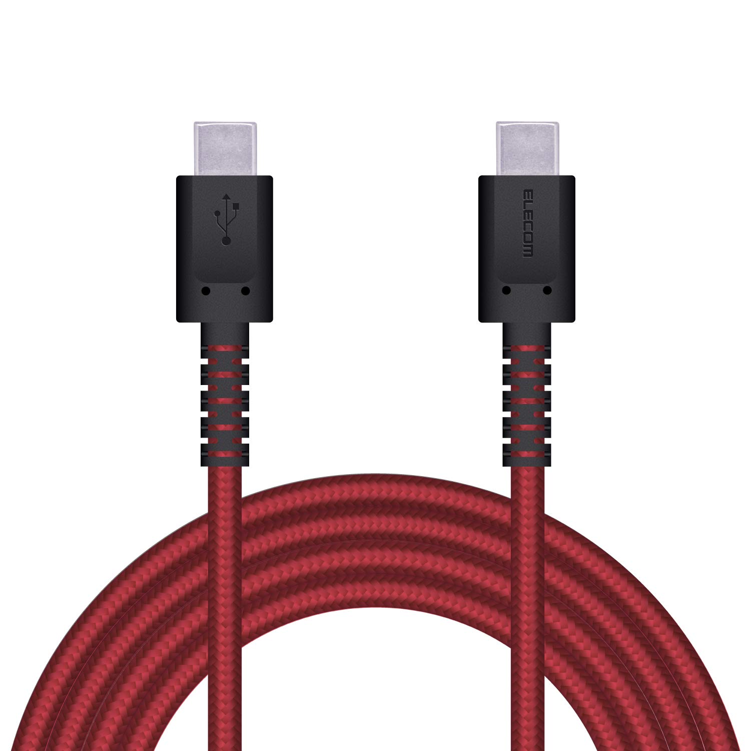 エレコム USB Type-C ケーブル ( USB PD対応 ) C to C 最大3Aで高速充電 高耐久 2.0m レッド i Phone15 対応検証済 MPA-CCS20PNRD
