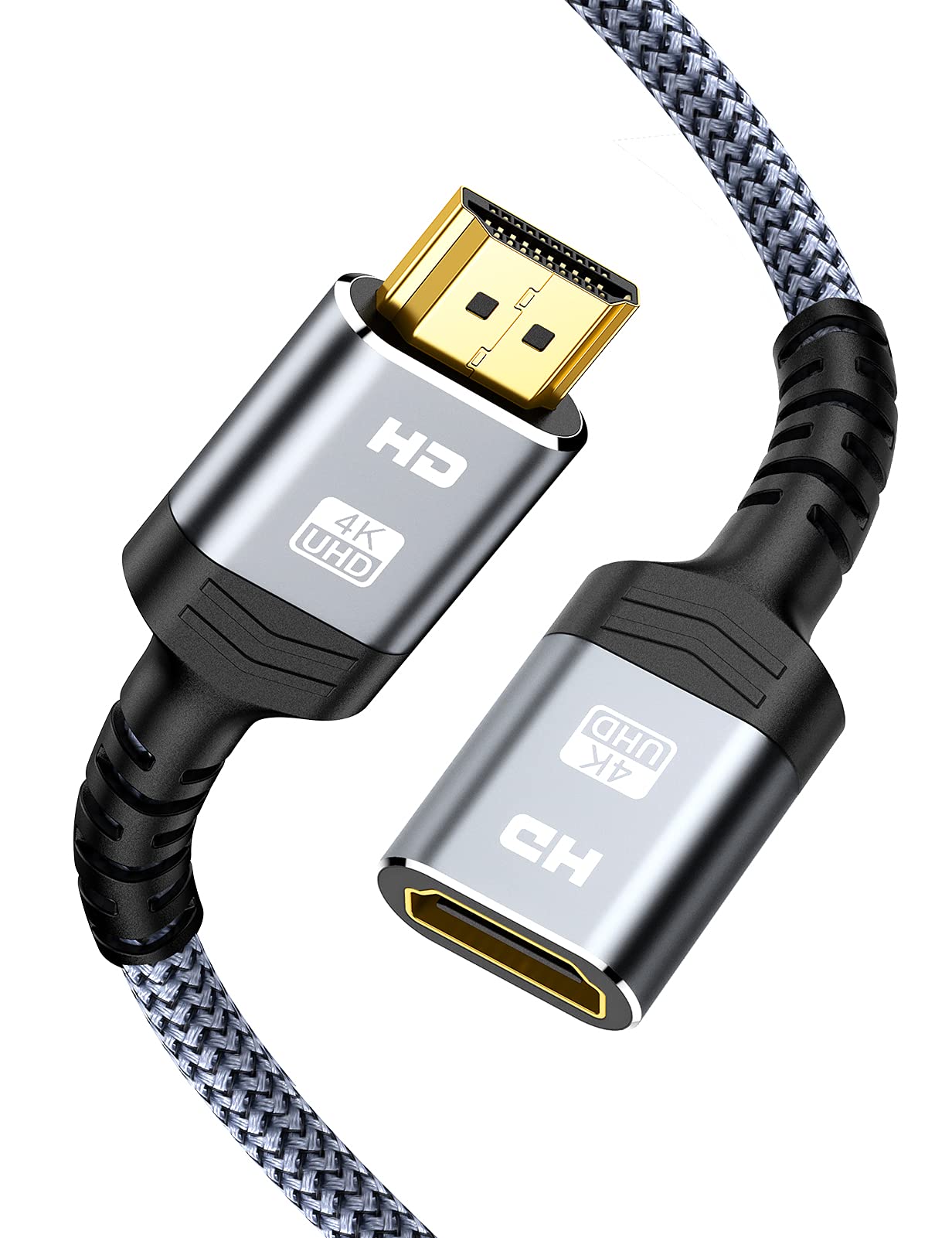 Snowkids HDMI 延長 ケーブル 4k 60Hz 0.3m (HDMI オス-メス) Fire TV Stick、HDTV、PC、PS4/PS3などに対応 HDMI延長コード