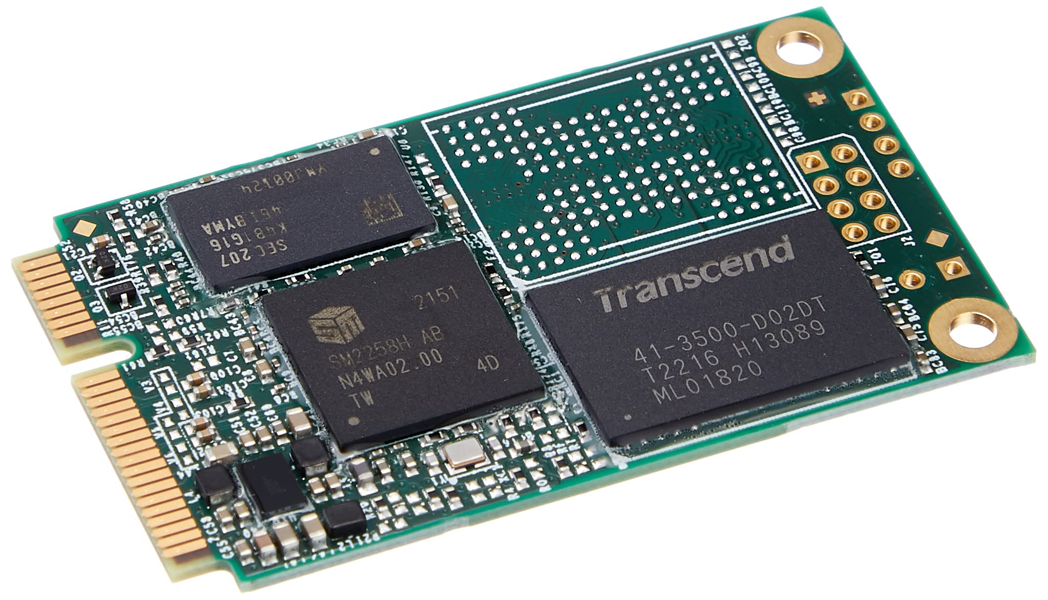 トランセンドジャパン 業務用/産業用 組込向け mSATA SSD 64GB SATA3 6Gb/s [TBW:110TB] 3D TLC NAND/BiCS4 温度拡張品 高耐久 3年保証 T