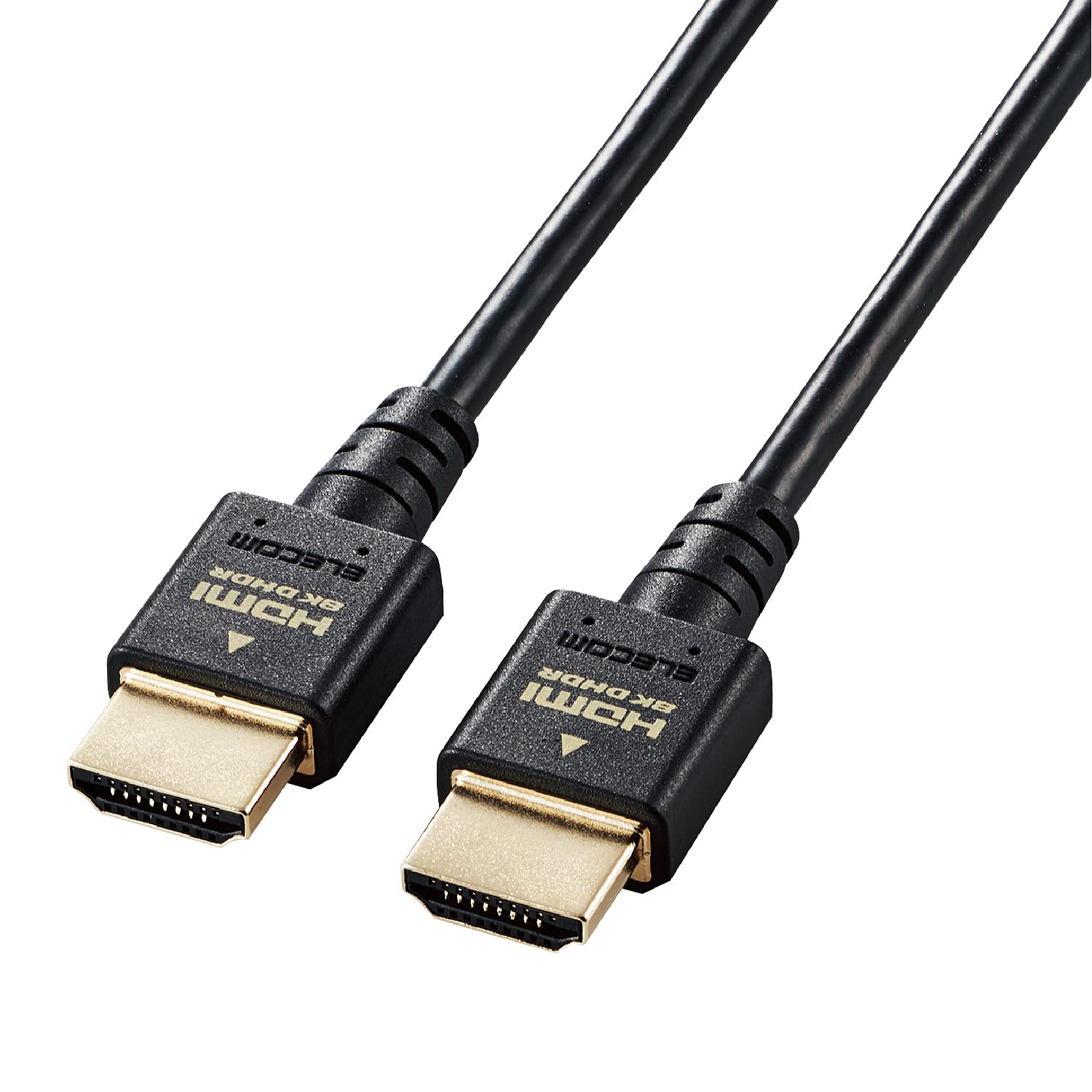 エレコム HDMI 2.1 ケーブル スリム ウルトラハイスピード 1.5m Ultra High Speed HDMI Cable認証品 8K(60Hz) 4K(120Hz) 48Gbps 超高速
