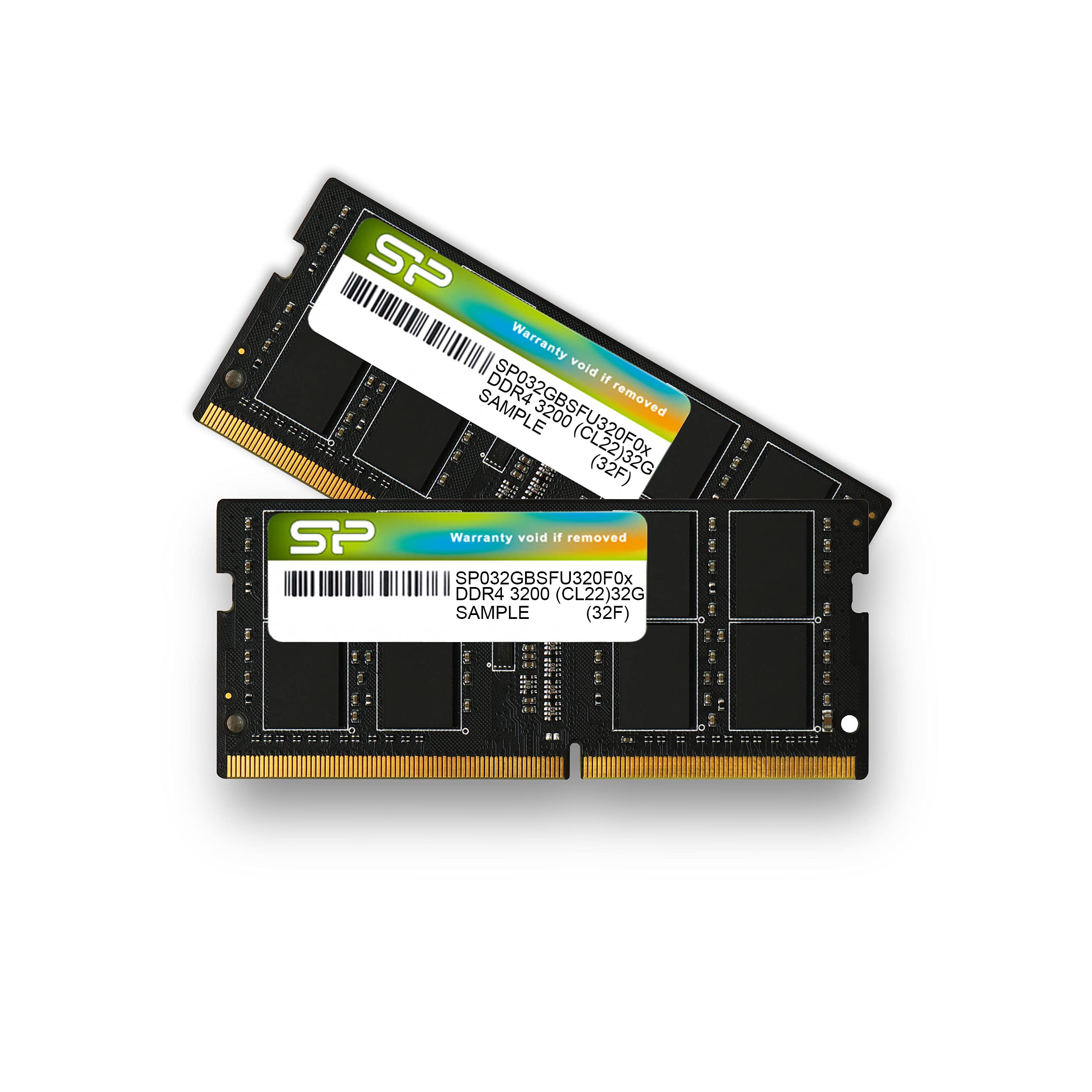 シリコンパワー ノートPC用メモリ DDR4-3200 (PC4-25600) 32GB×2枚 (64GB) 260Pin 1.2V CL22 SP064GBSFU320F22
