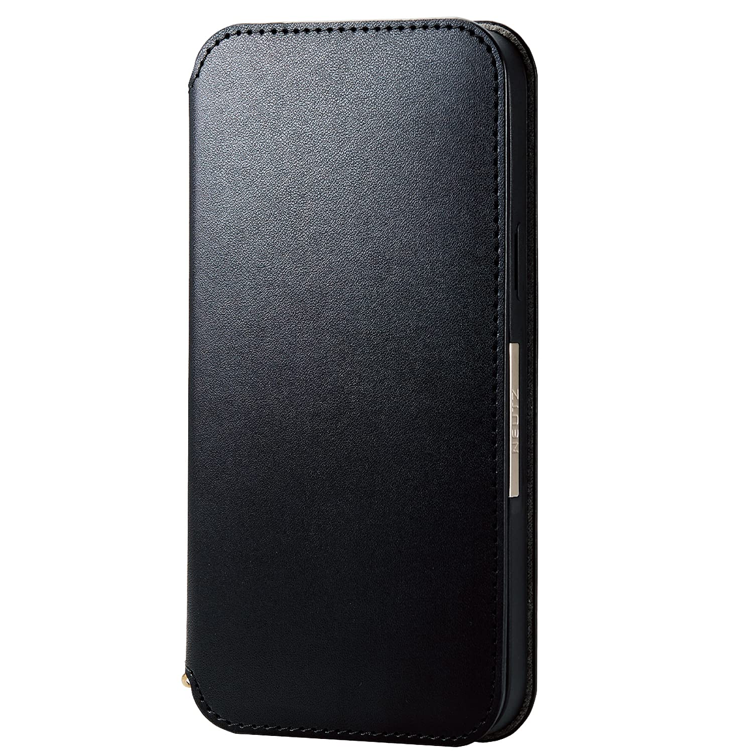 エレコム i Phone 13 Pro Max/レザーケース/手帳型/NEUTZ/磁石付き/ブラック