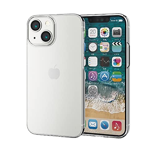 エレコム PM-A21APVKCR i Phone 13 mini/ハードケース/極み/クリア