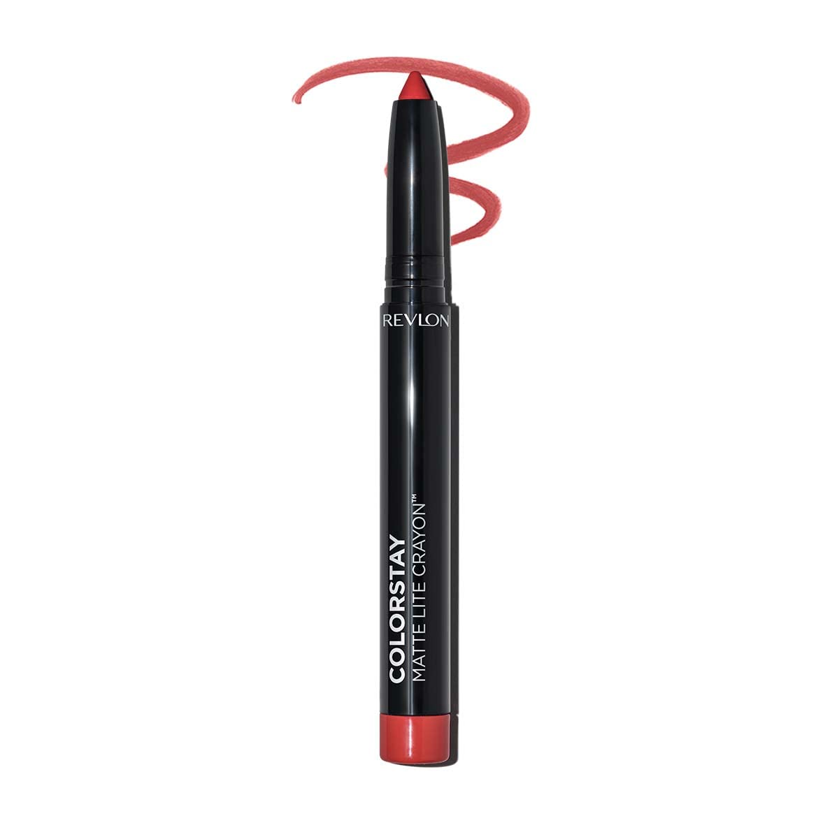 レブロン カラーステイ マット ライト クレヨン 008 シーズ フライ カラーイメージ:シナモンレッド(イエベ) クレヨンリップ /Revlon Colorstay Matte Lite Crayo