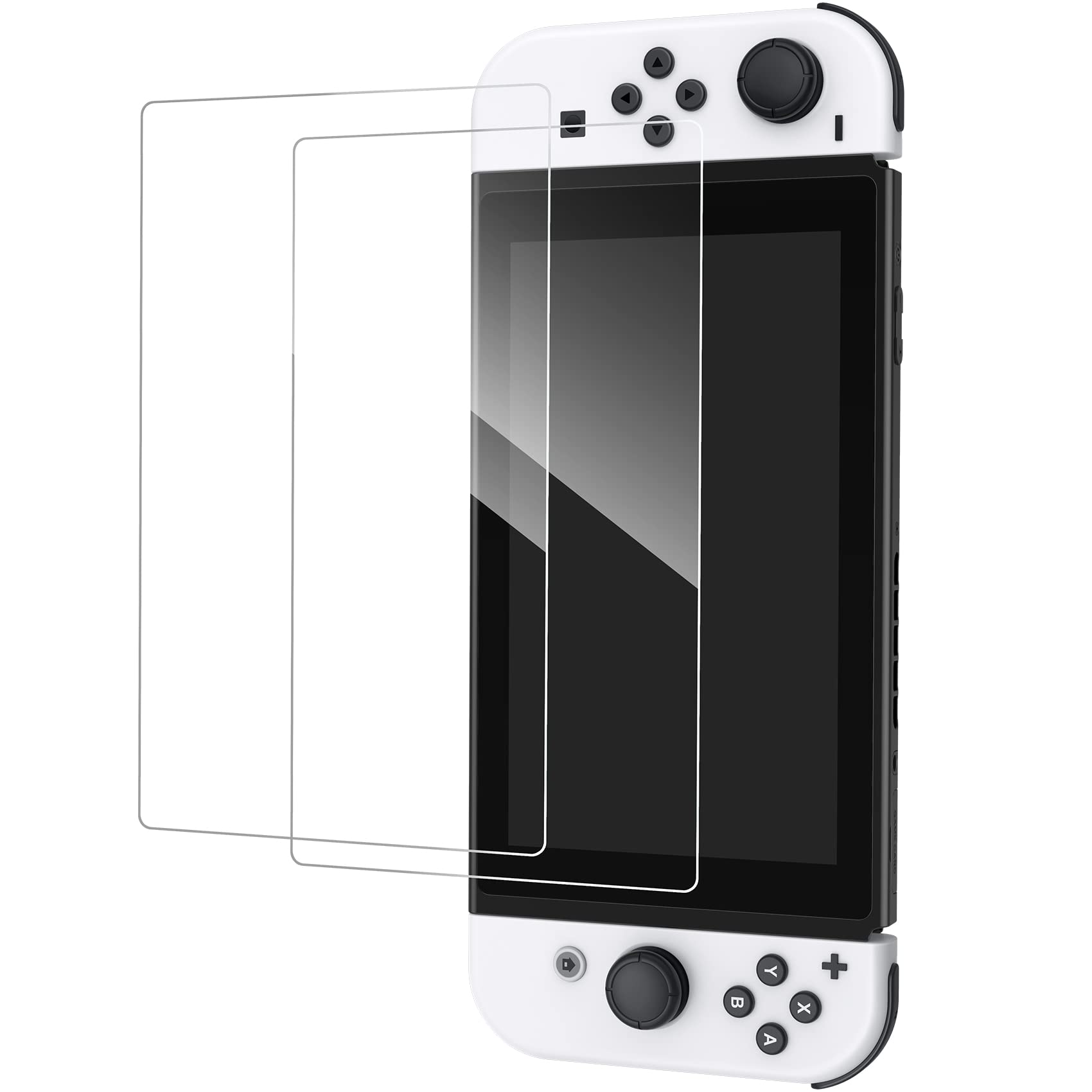 NIMASO ガラスフィルム Switch 有機EL 対応 液晶 保護 フィルム スイッチ OLED 2021 対応 2枚入り NGP21K382