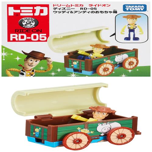 タカラトミー(TAKARA TOMY) トミカ ドリームトミカ ライドオン ディズニー RD-05 ウッディ アンディのおもちゃ箱 ミニカー おもちゃ 3歳以上