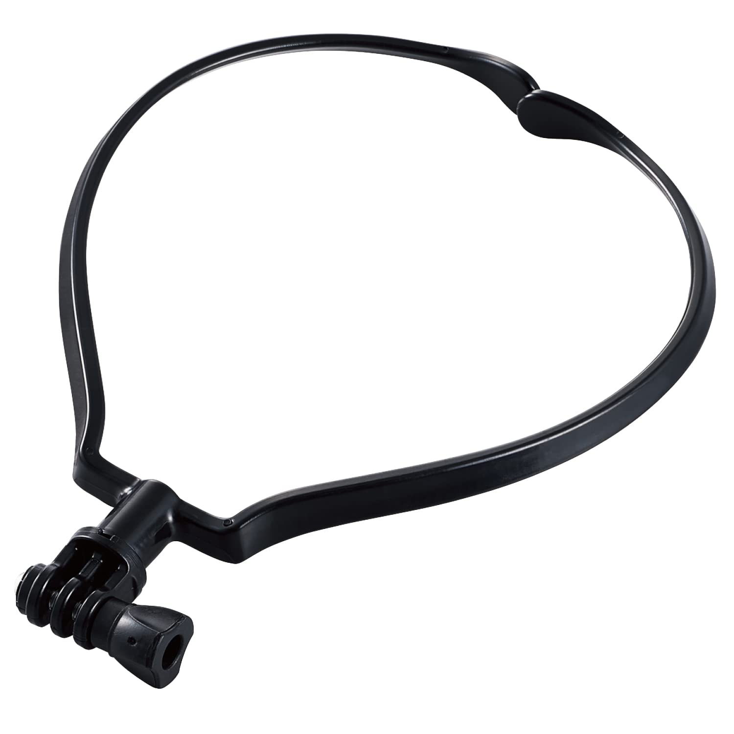 エレコム Go Pro HERO10/9/8/7/6/5/MAX ネックレスマウント Go Pro汎用 上下調整可能 落下防止 アジャスター付 ブラック AC-MBNE01BK