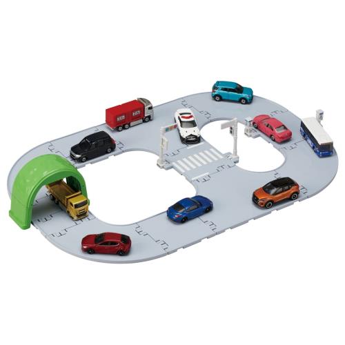 タカラトミー(TAKARA TOMY) 『 トミカ トミカタウン くみかえかんたん! ベーシックどうろセット 』 ミニカー 車 おもちゃ 3歳以上 玩具安全基準合格 STマーク認証 TOMICA