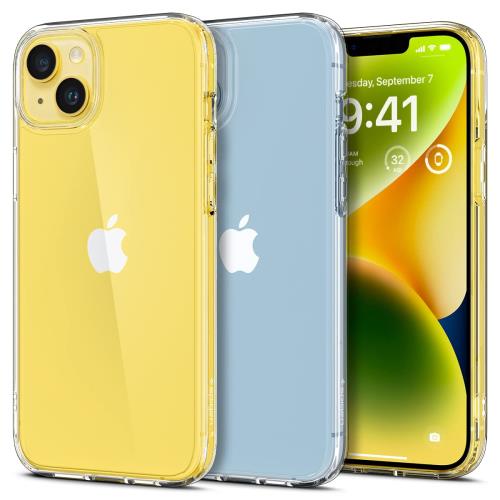 18年社歴の技術力Spigen i Phone14 ケース クリア 黄変防止 ストラップホール TPU バンパーケース 2重構造 米軍MIL規格取得 耐衝撃 すり傷防止 ウルトラ・ハイブリッド ACS