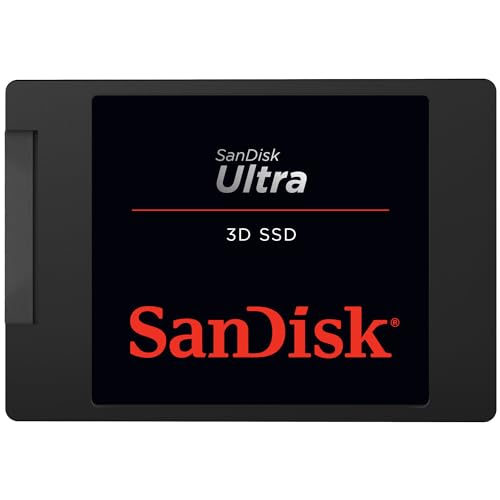 SanDisk サンディスク 内蔵 SSD Ultra 3D 1TB 2.5インチ SATA (読み出し最大 560MB/s 書込み最大 520MB/s) PC メーカー保証5年 SDSSDH3-1