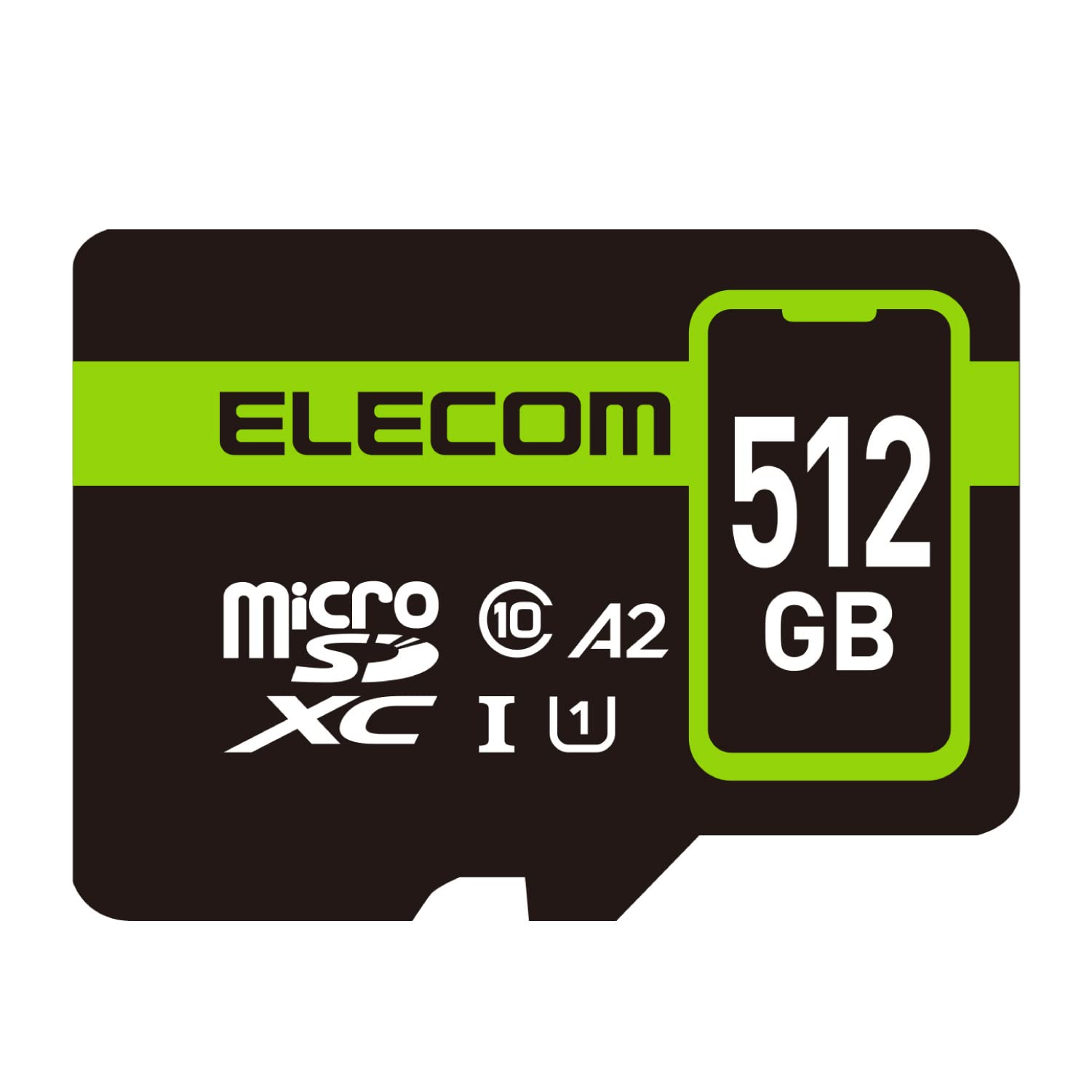 エレコム micro SD 512GB UHS-I U1 90MB/s micro SDXCカード データ復旧サービス2年付 MF-SP512GU11A2R