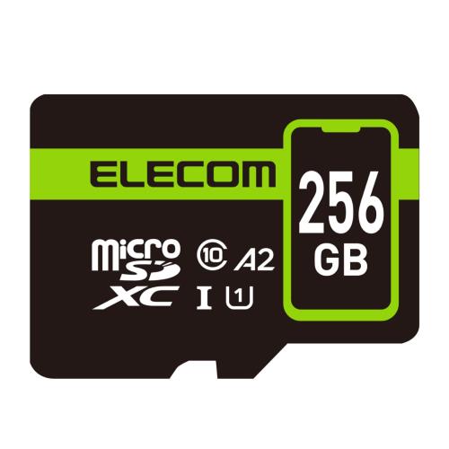 エレコム micro SD 256GB UHS-I U1 90MB/s micro SDXCカード データ復旧サービス2年付 MF-SP256GU11A2R