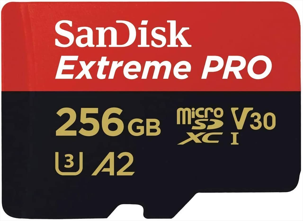 microSDXC 256GB SanDisk サンディスク Extreme PRO SDSQXCD-256G-GN6MA R:200MB/s W:140MB/s UHS-I U3 V30 4K Ultra HD A2対応 SDアダプ