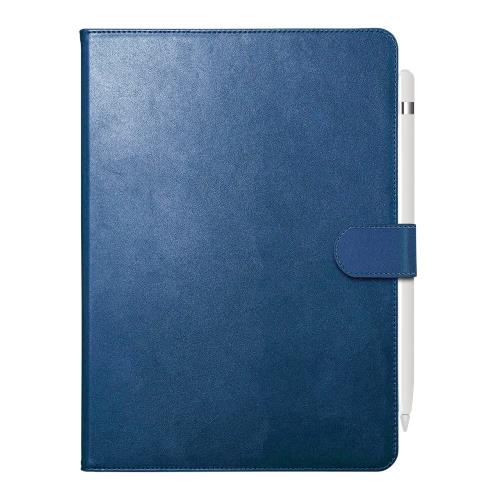 バッファロー i Pad 10.9 用 2アングル レザー ケース ブルー BSIPD22109CL2BL