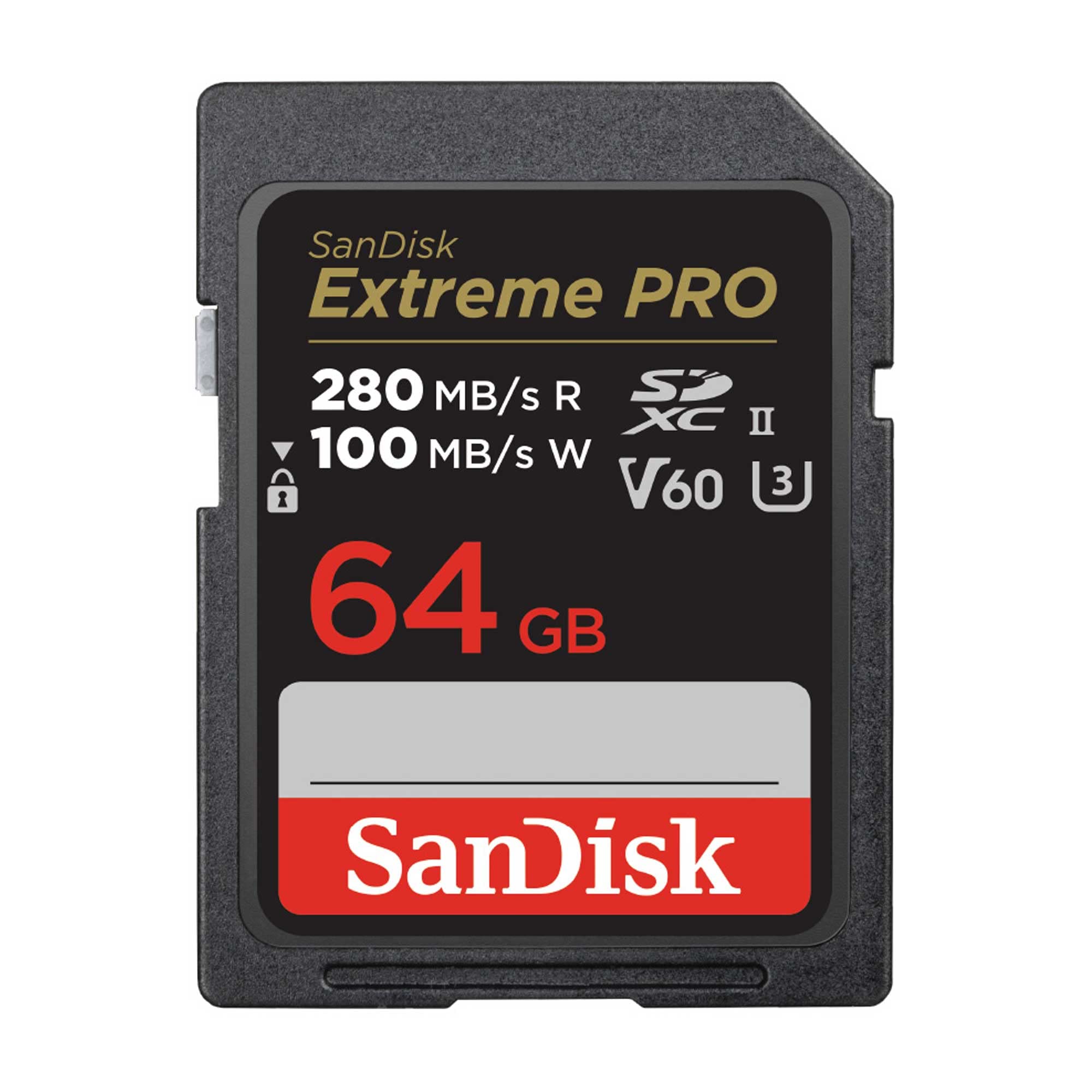 サンディスク 正規品 SanDisk SDカード 64GB SDXC Class10 UHS-II V60 読取最大280MB/sExtreme PRO SDSDXEP-064G-GHJIN 新パッケージ