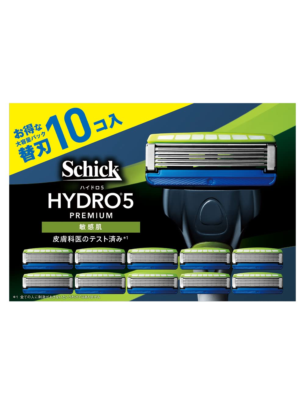 Schick(シック) ハイドロ5プレミアム 敏感肌 替刃(10コ入) 髭剃り カミソリ