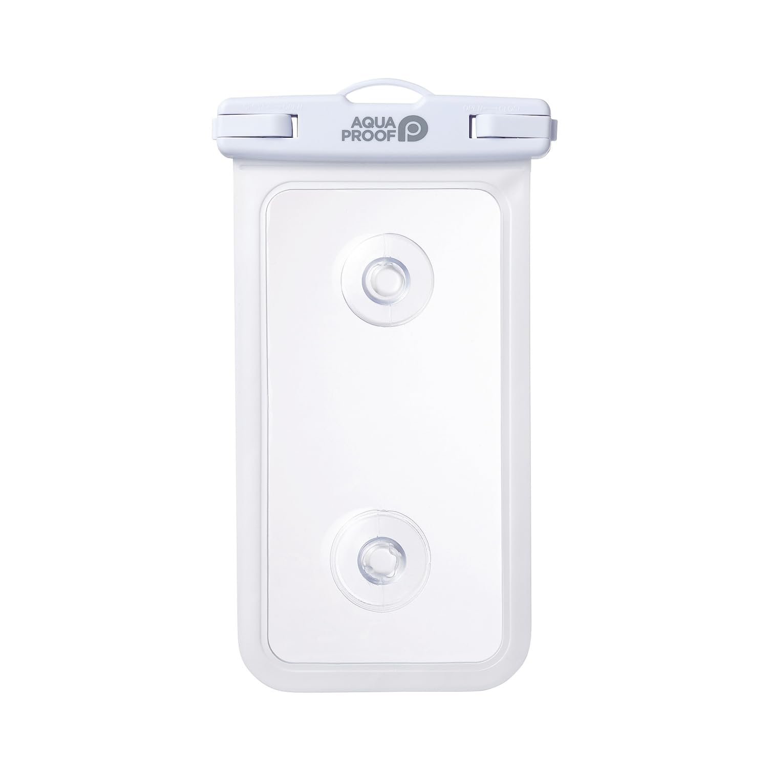 エレコム スマホ 防水ケース お風呂 IPX8 水深10m 吸盤付き [ i Phone 14 / 13 / SE など、6.9インチ以下のスマートフォン対応] ホワイト P-WPSB04WH