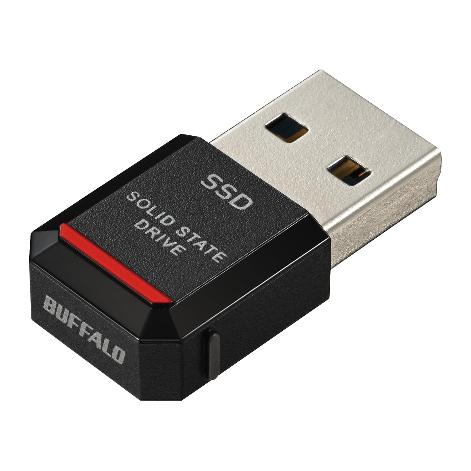 バッファロー SSD 外付け 250GB 極小 コンパクト ポータブル PS5 / PS4 対応 (メーカー動作確認済) USB3.2 Gen2 読込速度 600MB/s ブラック エコパッケージ S