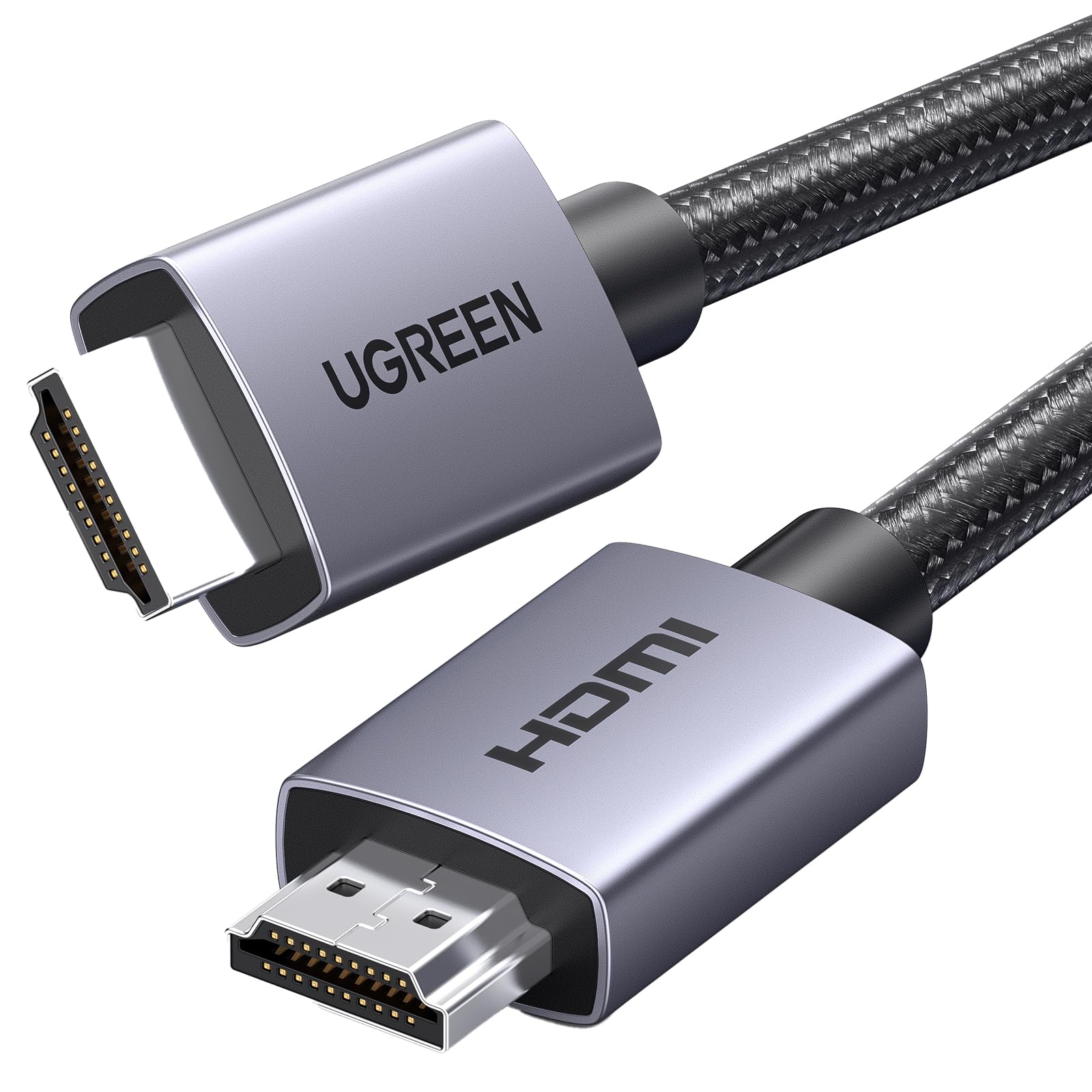 UGREEN 改良モデル ハイスピードHDMIケーブル 4K 60Hz HDMI2.0 プレミアムアルミ合金 イーサネット ARC 4K フルHD 1080P 3D PS5 PS4 Xbox