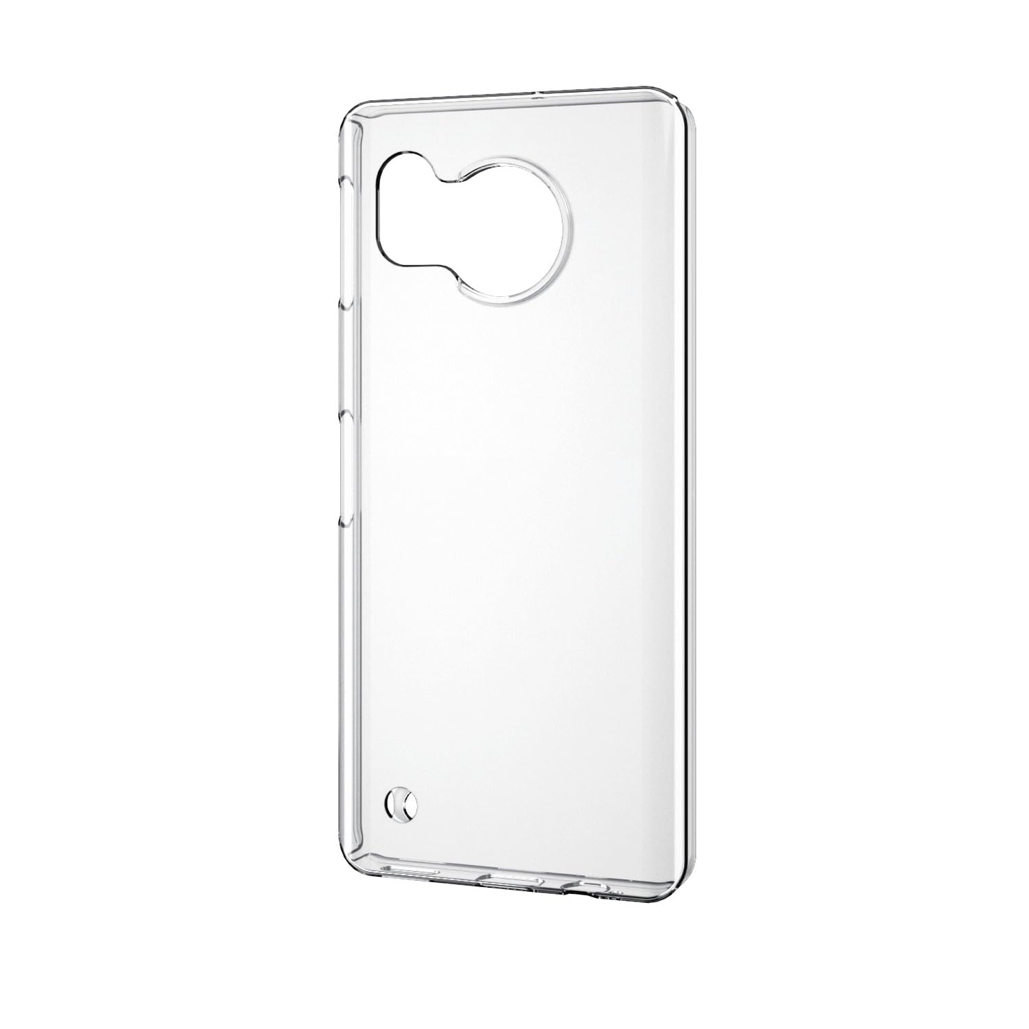 エレコム AQUOS sense8 (SH-54D / SHG11) ケース ハード カバー 軽量 薄型 カメラレンズ保護設計 UVコート 極み設計 クリア PM-S234PVKCR