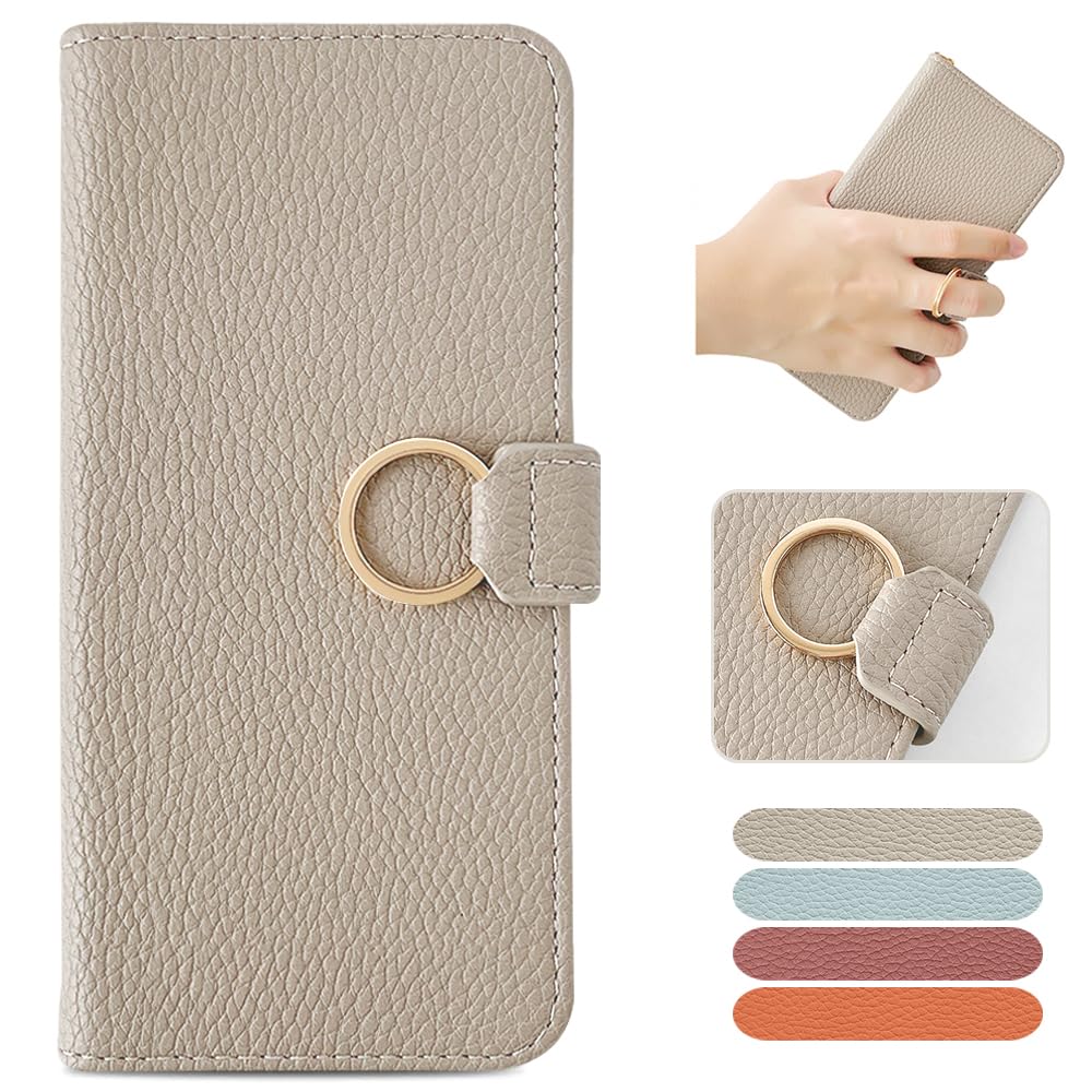 MAGICASE For AQUOS sense8 ケース 手帳型 おしゃれ リング付き アクオス センス8 ケース 手帳型 かわいい 女性 SH-54D ケース シンプル 美しい 財布型 SHG11