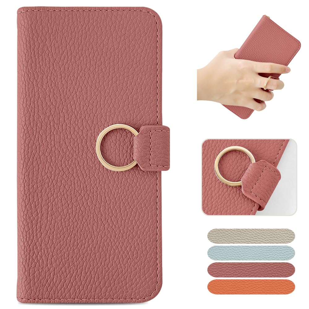 MAGICASE For AQUOS sense8 ケース 手帳型 おしゃれ リング付き アクオス センス8 ケース 手帳型 かわいい 女性 SH-54D ケース シンプル 美しい 財布型 SHG11