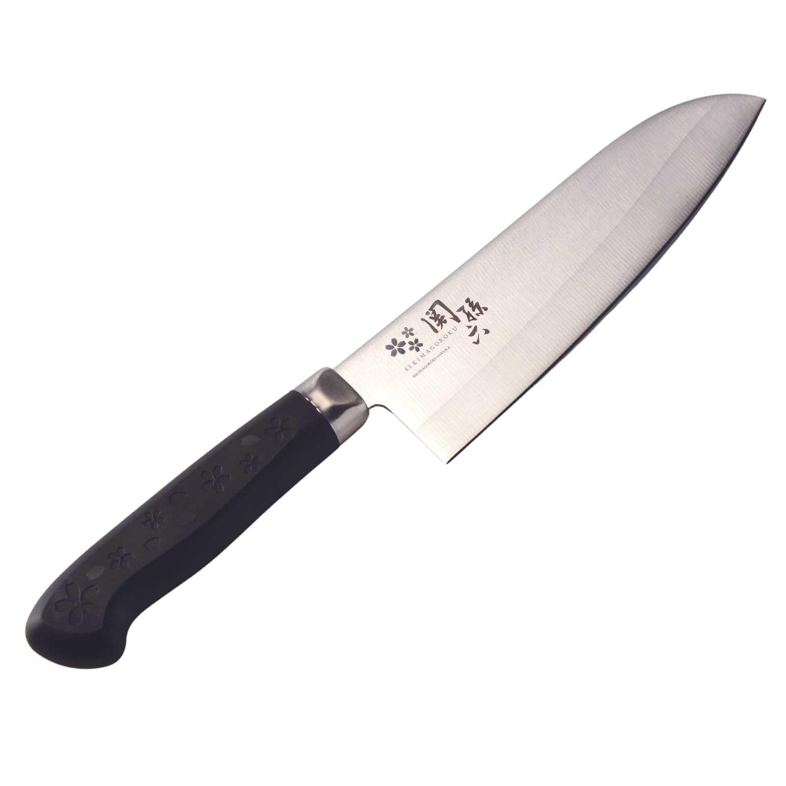 貝印(Kai Corporation) 三徳包丁 関孫六 桜 本割込み包丁 165？ 日本製 キッチン 台所 食洗機対応 ナイフ ステンレス 料理 調理 万能 両刃 多機能 野菜 肉 魚 パン 家庭用