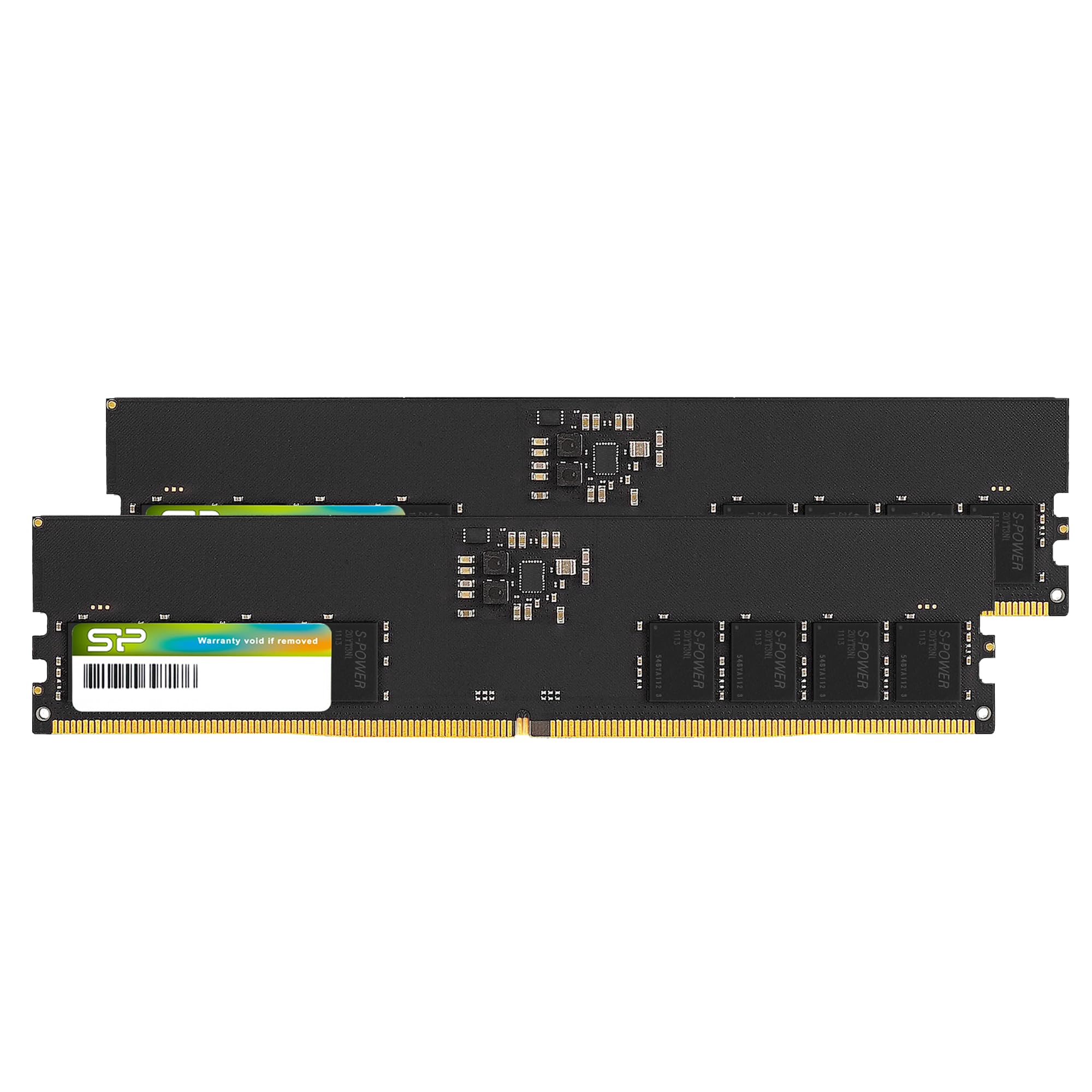 シリコンパワー DDR5 32GB (2x16GB) 5600MHz (PC5-44800) 288ピン CL46 1.1V UDIMM Non-ECC デスクトップ RAM コンピューター メモリ SP0