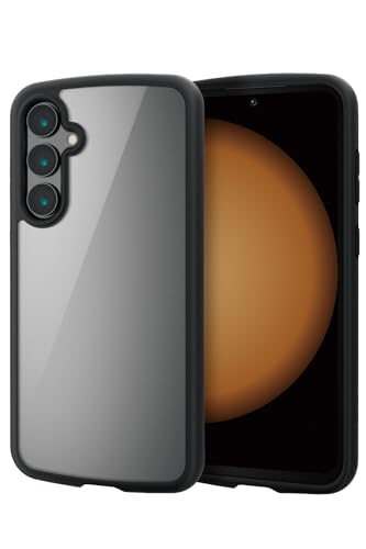 エレコム Galaxy S23 FE ケース 耐衝撃 衝撃吸収 TOUGH SLIM LITE フレームカラー 背面クリア ワイヤレス充電可能 ブラック PM-G236TSLFCBK