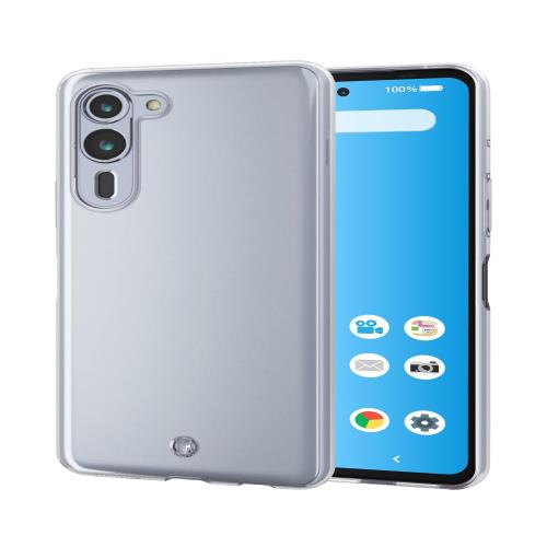 エレコム arrows We2 Plus (F-51E) ケース カバー ケース カバー 透明 薄型 ソフト TPU 耐衝撃 衝撃吸収 ストラップホール付き クリア PM-F242UCTCR